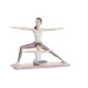 Декоративна фигурка DKD Home Decor Розов Смола Yoga (24 x 6,5 x 19,5 cm)