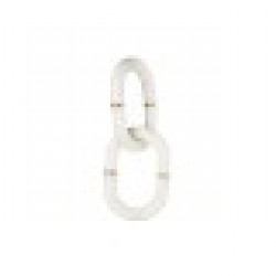 Декоративна фигурка Home ESPRIT Бял Златен Верига 13 x 13 x 28 cm - Home esprit