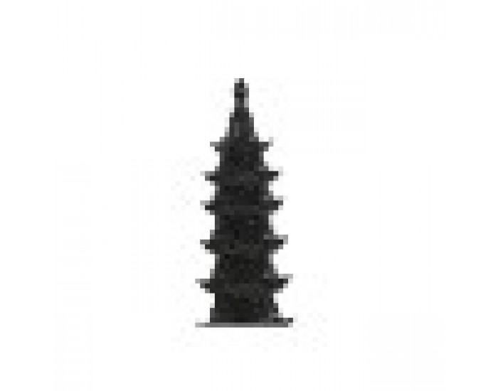 Декоративна фигурка Home ESPRIT Черен Ориенталски 9 x 9 x 41 cm