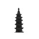 Декоративна фигурка Home ESPRIT Черен Ориенталски 9 x 9 x 41 cm