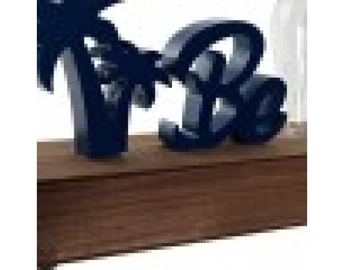 Декоративна фигурка DKD Home Decor Beach LED Дървен MDF (2 pcs) (34 x 8 x 16 cm)