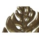 Декоративна фигурка DKD Home Decor Лист Черен Златен Метал Смола Тропически