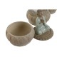 Декоративна фигурка Home ESPRIT Бял Зелен цвят тюркоаз Ориенталски 11 x 11 x 15 cm (3 броя)