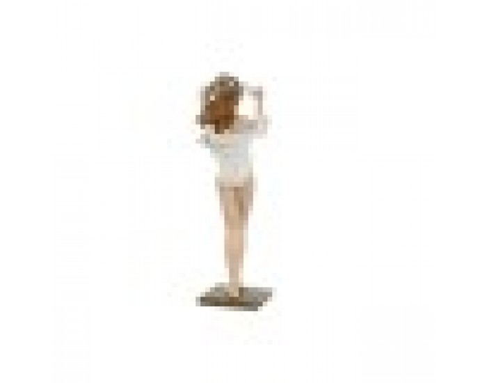 Декоративна фигурка Home ESPRIT Бял Бежов Дама Средиземноморско 8 x 6,5 x 24,5 cm (2 броя)