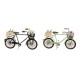 Декоративна фигурка Home ESPRIT Черен Мента Колело Vintage 24 x 9 x 13 cm (2 броя)