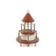 Декоративна фигурка Home ESPRIT Син Бял Червен 11 x 7,5 x 36,5 cm (2 броя)