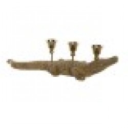 Декоративна фигурка Home ESPRIT Златен Канделабър 42,5 x 12,5 x 11,5 cm - Home esprit