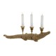 Декоративна фигурка Home ESPRIT Златен Канделабър 42,5 x 12,5 x 11,5 cm