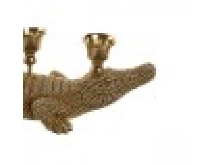 Декоративна фигурка Home ESPRIT Златен Канделабър 42,5 x 12,5 x 11,5 cm