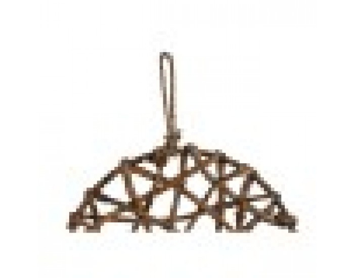 Декоративна фигурка Home ESPRIT Естествен 27 x 1 x 63 cm (2 броя)