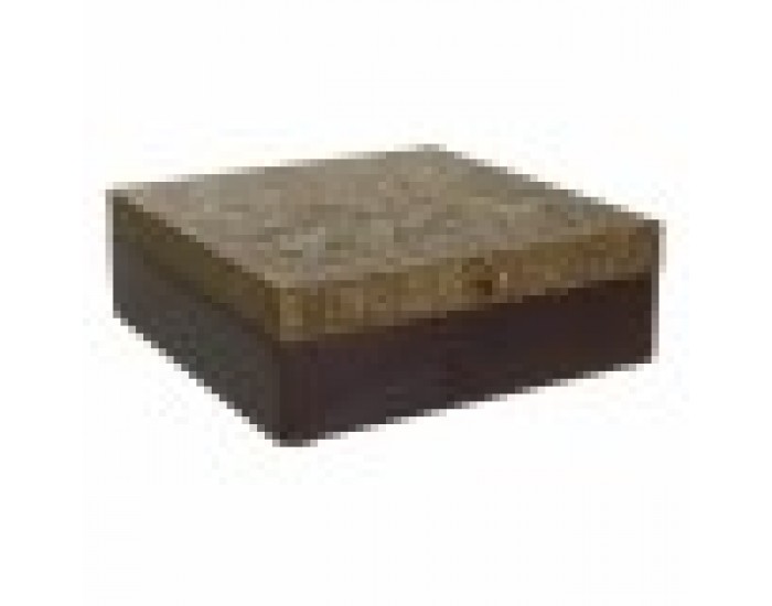 Кутия за бижута Alexandra House Living Тъмно сив Месинг Дърво манго Дървен MDF 20 x 7 x 20 cm