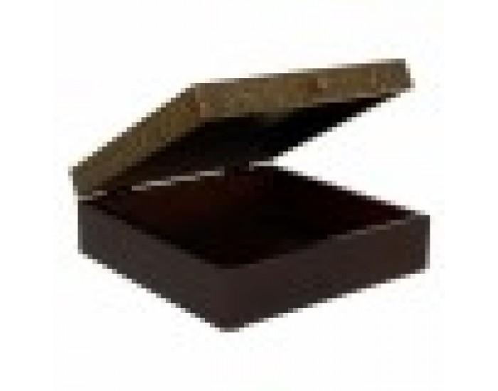 Кутия за бижута Alexandra House Living Тъмно сив Месинг Дърво манго Дървен MDF 20 x 7 x 20 cm