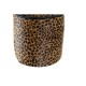 Държач на врати DKD Home Decor Леопард Кожа (19 x 19 x 19 cm)