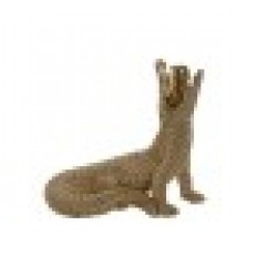 Декоративна фигурка Home ESPRIT Златен Крокодил 26,5 x 18 x 23,5 cm - Home esprit