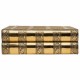 Кутия за бижута Alexandra House Living Златен Алуминий Дървен MDF 15 x 7 x 30 cm