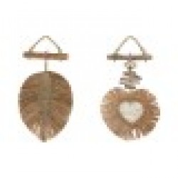 Декоративна фигурка Home ESPRIT Естествен 26 x 3 x 46 cm (2 броя) - Home esprit