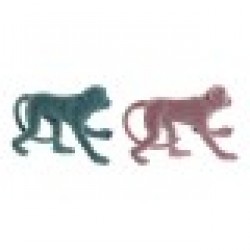 Декоративна фигурка DKD Home Decor Смола Маймуна (2 pcs) (31 x 9.5 x 19 cm) - Dkd home decor