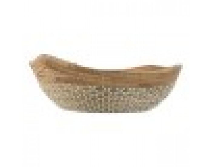 Украса за център на маса Home ESPRIT Бял Светло кафяв Естествен Град 51 x 45 x 13 cm (2 броя)