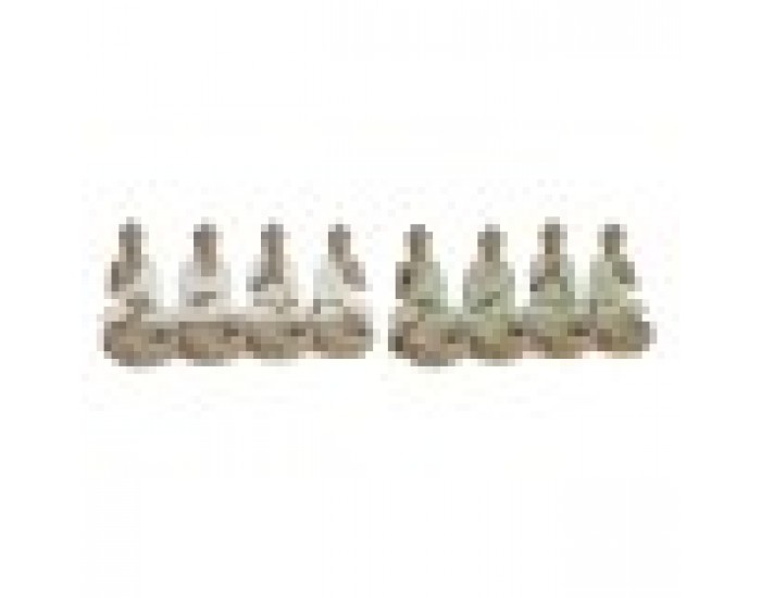 Декоративна фигурка Home ESPRIT Бял Зелен Буда Ориенталски 24 x 9 x 11 cm (2 броя)