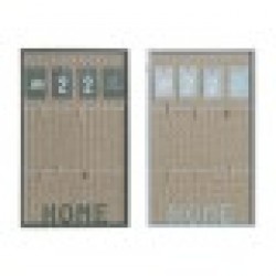 Органайзер DKD Home Decor PP (Полипропилен) Дървен MDF (2 pcs) (30 x 3 x 50 cm) - Dkd home decor