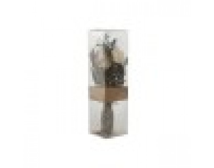 Декоративно Растение Home ESPRIT Кристал Цвете 11 x 11 x 40 cm (3 броя)