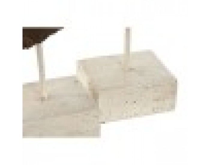 Декоративна фигурка Home ESPRIT Бял Светло кафяв Бюст 9,5 x 8 x 31 cm (2 броя)