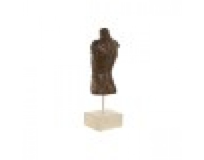 Декоративна фигурка Home ESPRIT Бял Светло кафяв Бюст 9,5 x 8 x 31 cm (2 броя)