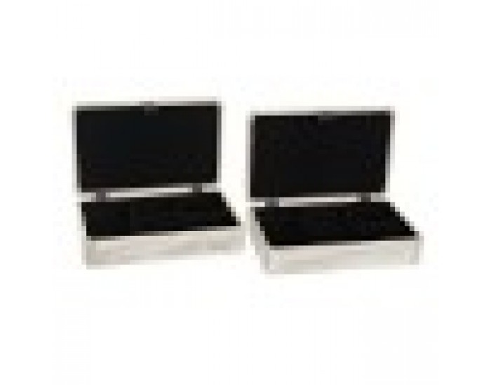 Декоративна кутия DKD Home Decor Естествен Дървен MDF (28 x 18 x 6,5 cm) (2 броя)