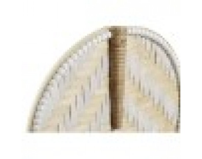 Декорация за стена DKD Home Decor Кафяв Бял Ветрило Бамбук (27 x 2 x 64 cm) (27 x 2 x 55 cm)