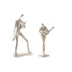 Декоративна фигурка DKD Home Decor Златен Смола Музикант Традиционен (21 x 13 x 42 cm) (2 броя)