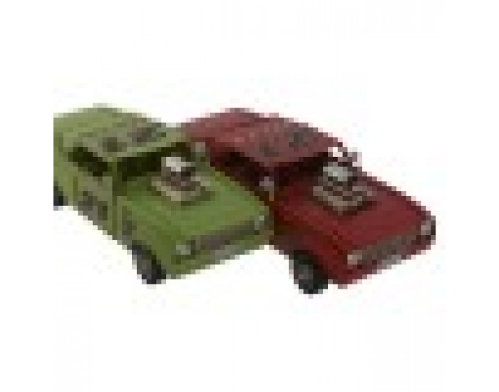Декоративна фигурка Home ESPRIT Червен Зелен Vintage 25,5 x 10 x 8,5 cm (2 броя)