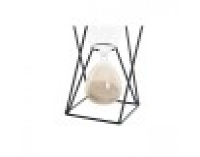 Пясъчен часовник DKD Home Decor Черен Кристал Метал (14 x 14 x 19 cm) (2 броя)