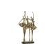 Декоративна фигурка DKD Home Decor Черен Златен Смола (25 x 9,8 x 44,5 cm)