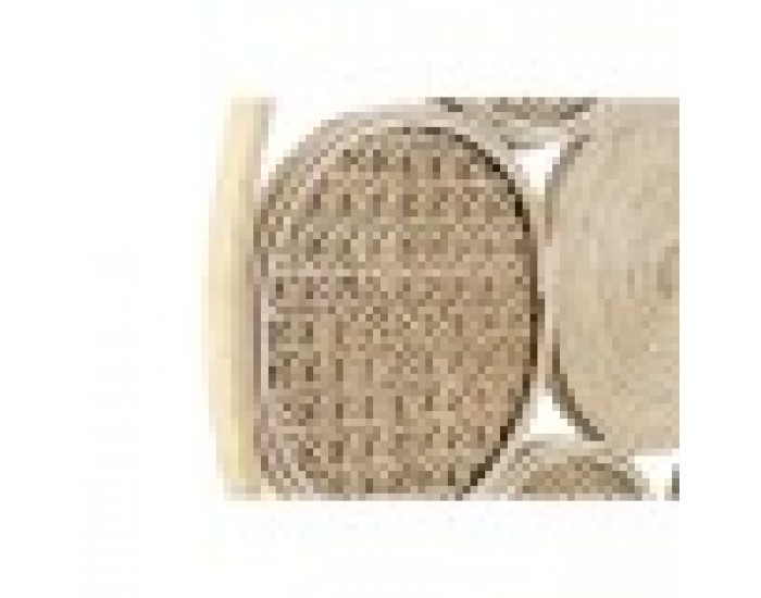 Декорация за стена DKD Home Decor Pатан (45.5 x 2 x 45.5 cm)