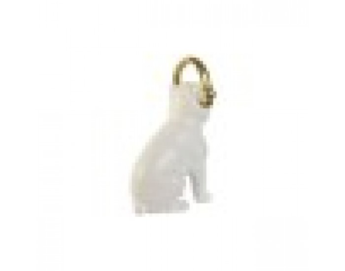 Декоративна фигурка Home ESPRIT Бял Черен Златен Куче 12 x 18 x 30 cm (2 броя)