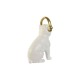 Декоративна фигурка Home ESPRIT Бял Черен Златен Куче 12 x 18 x 30 cm (2 броя)