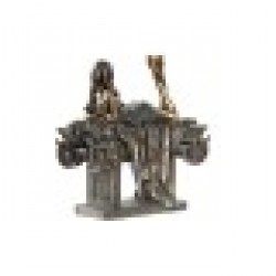 Декоративна фигурка DKD Home Decor Дама Мед Смола (30,5 x 15,5 x 28,5 cm) - Dkd home decor