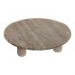 Украса за център на маса Home ESPRIT Кафяв Мрамор Скандинавски 30 x 30 x 8 cm - Decorațiuni