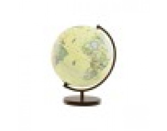 Глобус Home ESPRIT Кафяв Град 26 x 25 x 34 cm
