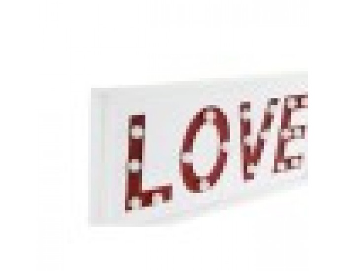 Декорация за стена DKD Home Decor Бял Червен Град 48 x 4 x 22 cm (2 броя)