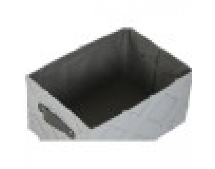 Игра на Кошници Home ESPRIT Сив Сметана 35 x 25 x 18 cm (3 Части) (2 броя)