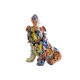 Декоративна фигурка Home ESPRIT Многоцветен Куче 17 x 25 x 27 cm