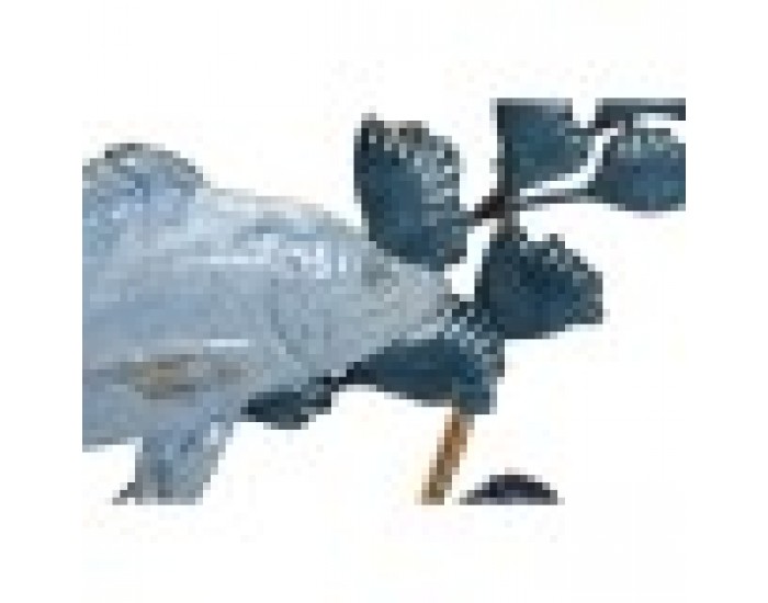 Декорация за стена Home ESPRIT Син Златен Средиземноморско Риби 83 x 6 x 63 cm