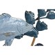 Декорация за стена Home ESPRIT Син Златен Средиземноморско Риби 83 x 6 x 63 cm