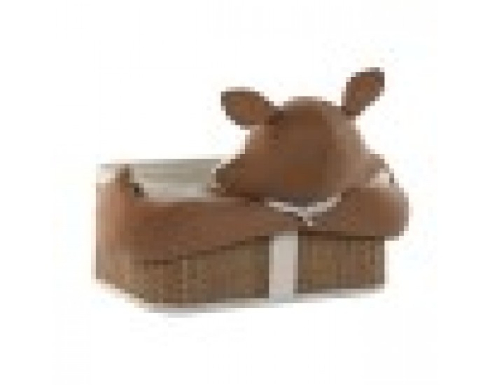 Игра на Кошници Home ESPRIT Син Кафяв 43 x 33 x 32,5 cm (2 Части)
