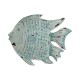 Декорация за стена Home ESPRIT Риба Средиземноморско 61 x 11 x 51 cm