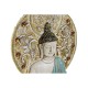 Декорация за стена DKD Home Decor Буда Смола (20 x 4 x 30.3 cm) (3 pcs)