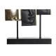 Декоративна фигурка DKD Home Decor Черен Златен Буда MDF Смола (22,5 x 8 x 30,7 cm) (2 броя)
