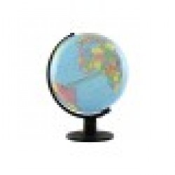 Глобус Home ESPRIT Син Черен Град 33 x 32 x 41 cm - Home esprit