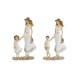 Декоративна фигурка Home ESPRIT Бял Бежов 14,5 x 8 x 24,5 cm (2 броя)